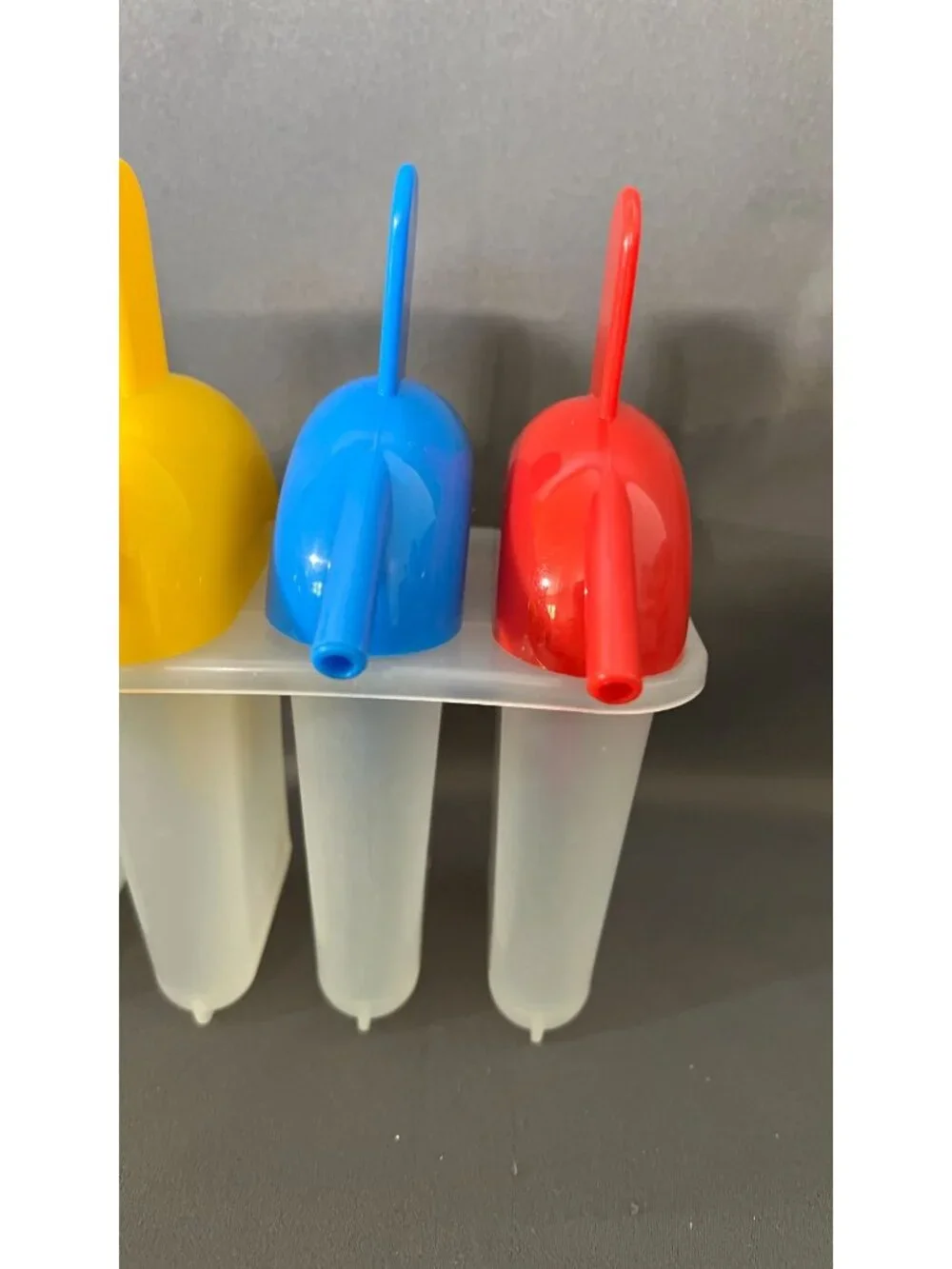 Colorful Ice Pop Mold Set With Lids For DIY Frozen Treats
